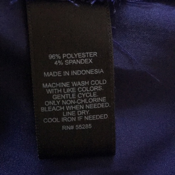 Express Navy Blue Blouse - Picture 4 of 4